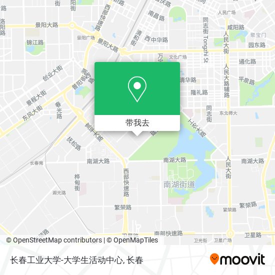长春工业大学-大学生活动中心地图