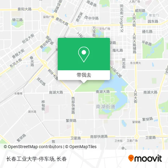 长春工业大学-停车场地图