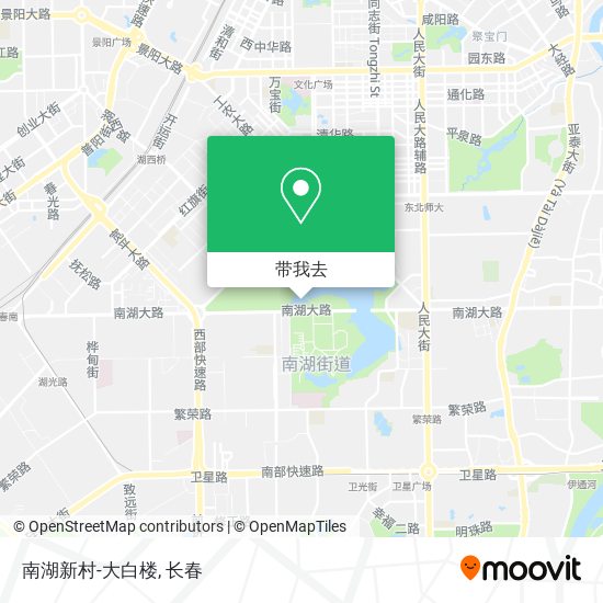 南湖新村-大白楼地图