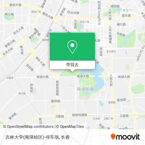吉林大学(南湖校区)-停车场地图
