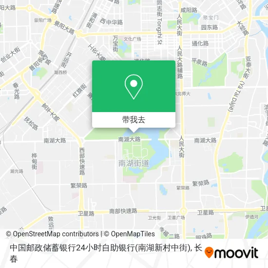 中国邮政储蓄银行24小时自助银行(南湖新村中街)地图