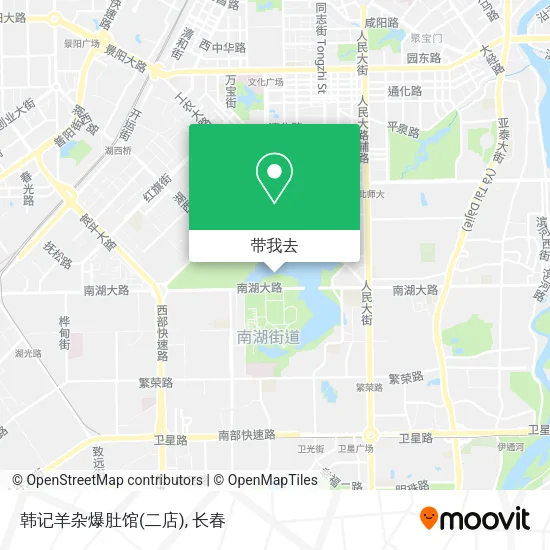 韩记羊杂爆肚馆(二店)地图