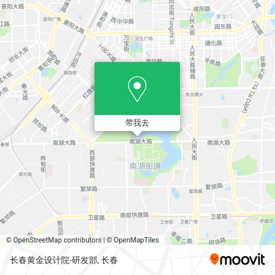 长春黄金设计院-研发部地图