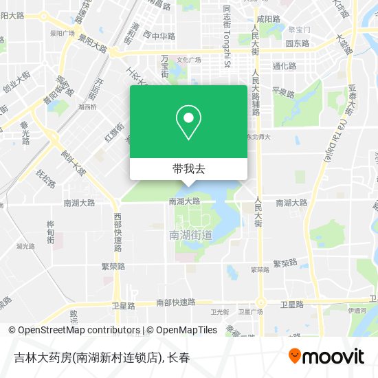 吉林大药房(南湖新村连锁店)地图