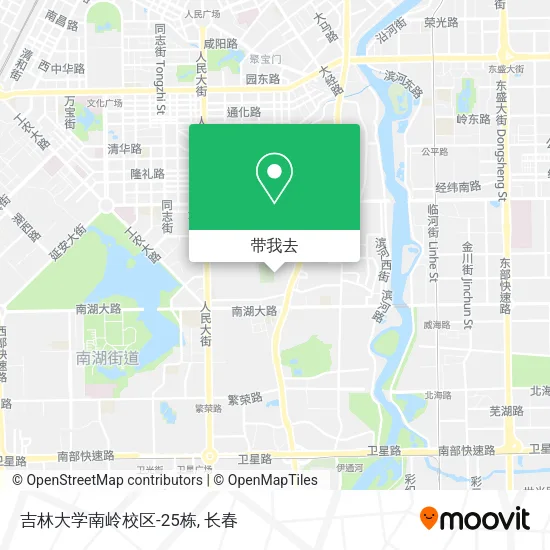 吉林大学南岭校区-25栋地图