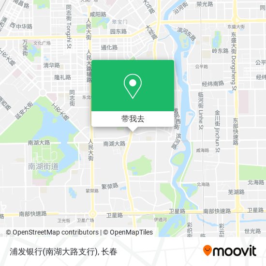 浦发银行(南湖大路支行)地图