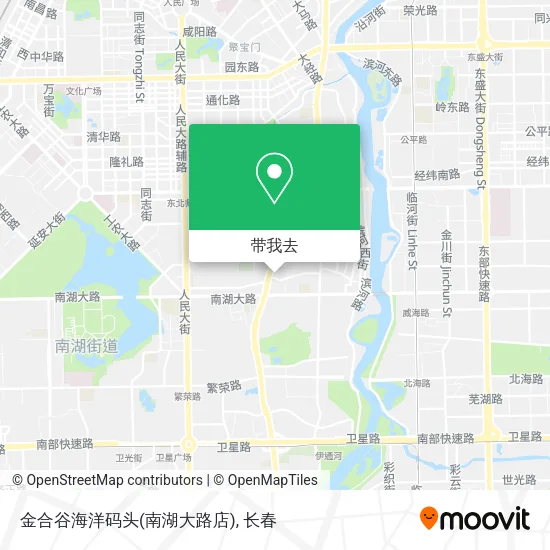 金合谷海洋码头(南湖大路店)地图