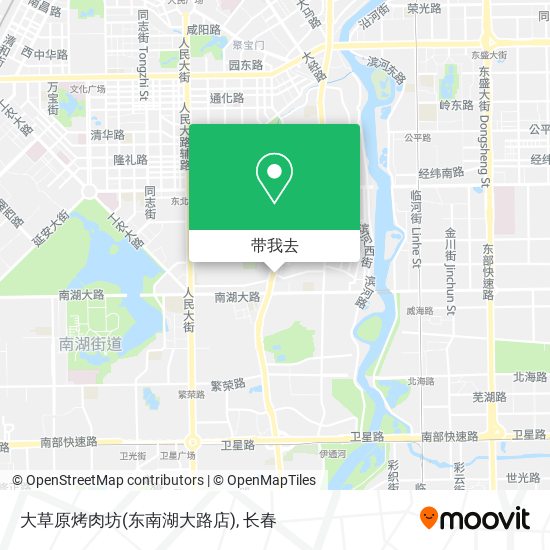 大草原烤肉坊(东南湖大路店)地图