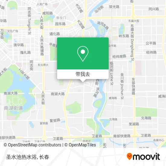 圣水池热水浴地图