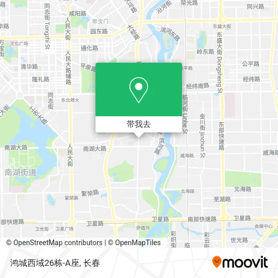 鸿城西域26栋-A座地图