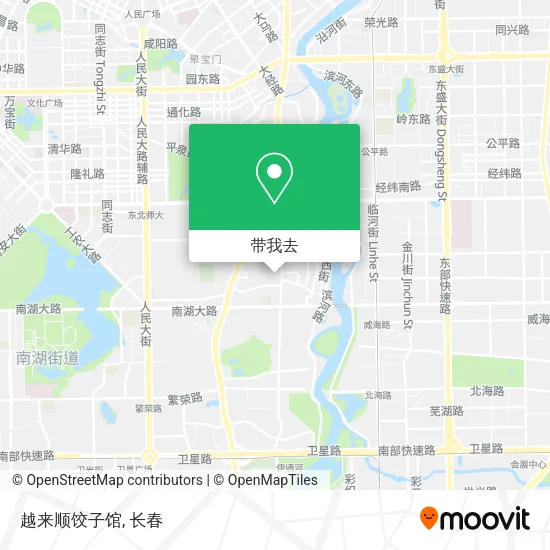 越来顺饺子馆地图