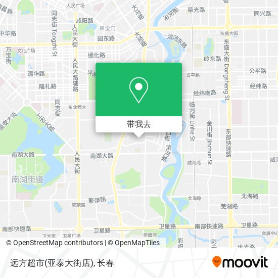 远方超市(亚泰大街店)地图