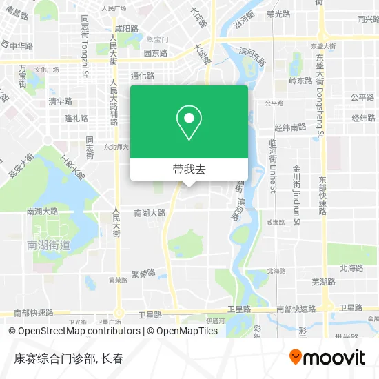 康赛综合门诊部地图