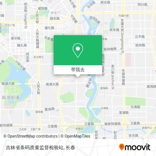 吉林省条码质量监督检验站地图