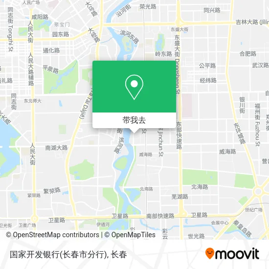 国家开发银行(长春市分行)地图