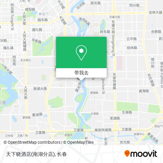 天下晓酒店(南湖分店)地图