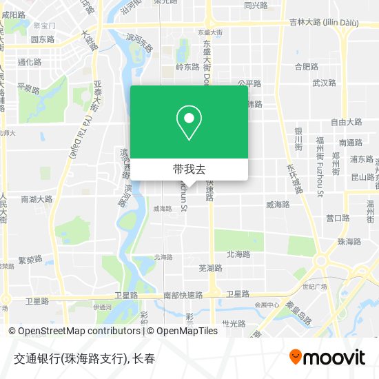 交通银行(珠海路支行)地图