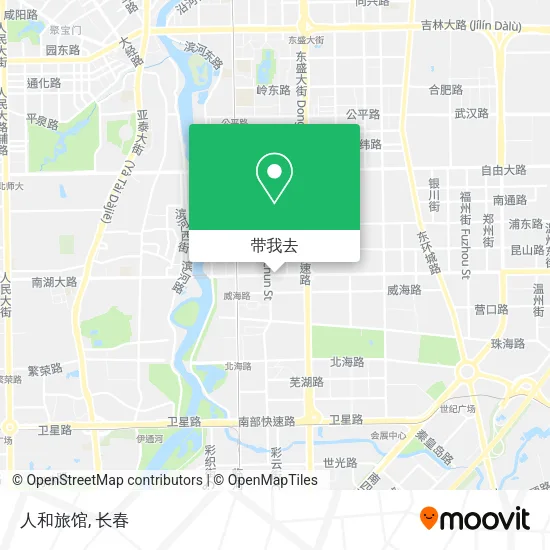 人和旅馆地图