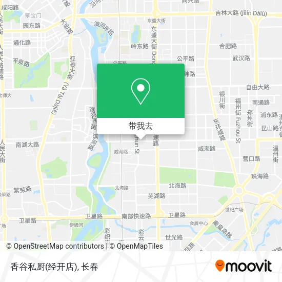 香谷私厨(经开店)地图