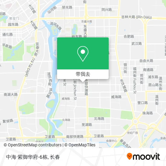 中海·紫御华府-6栋地图