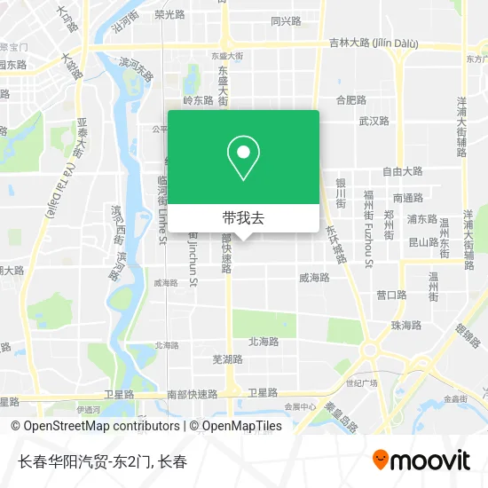 长春华阳汽贸-东2门地图