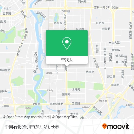 中国石化(金川街加油站)地图