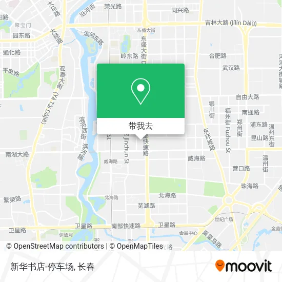 新华书店-停车场地图