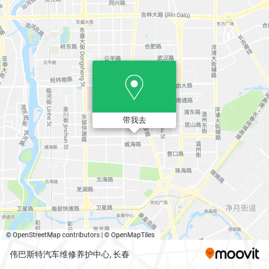 伟巴斯特汽车维修养护中心地图