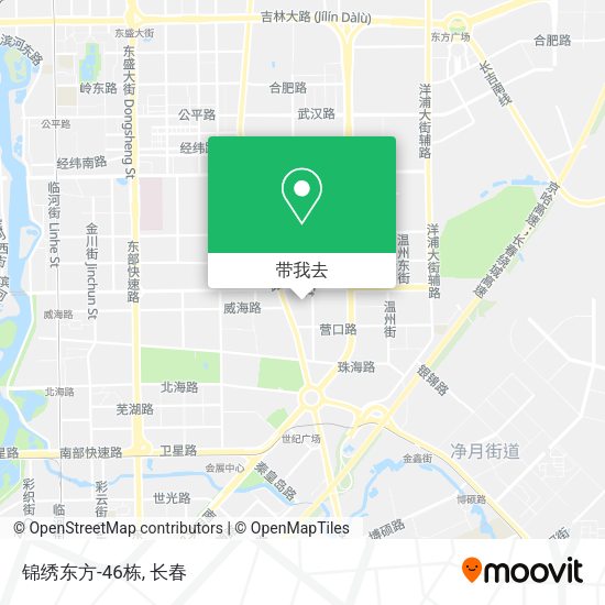 锦绣东方-46栋地图