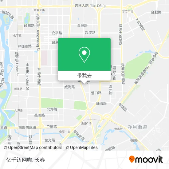亿千迈网咖地图