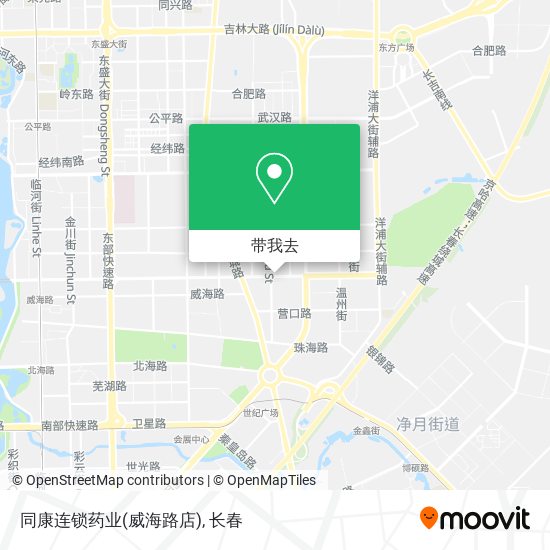 同康连锁药业(威海路店)地图