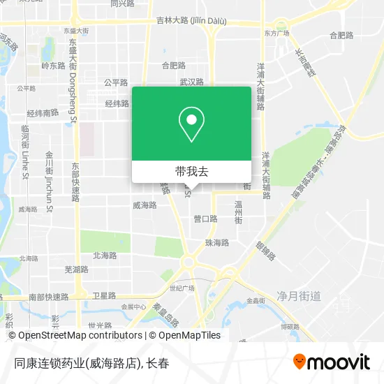 同康连锁药业(威海路店)地图
