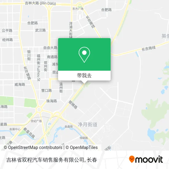 吉林省双程汽车销售服务有限公司地图