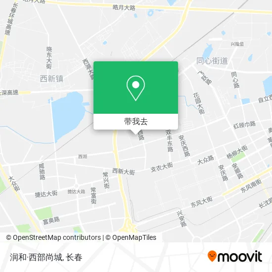 润和·西部尚城地图