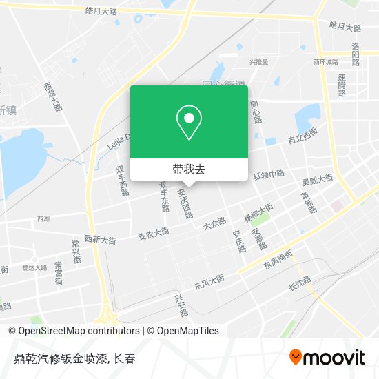 鼎乾汽修钣金喷漆地图