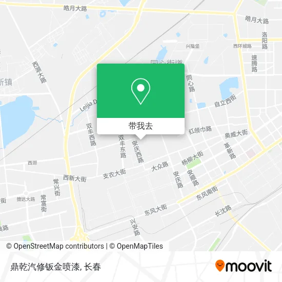 鼎乾汽修钣金喷漆地图