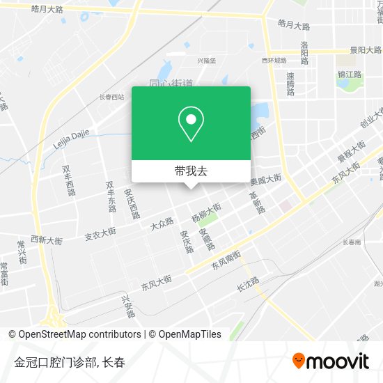 金冠口腔门诊部地图