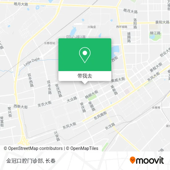 金冠口腔门诊部地图