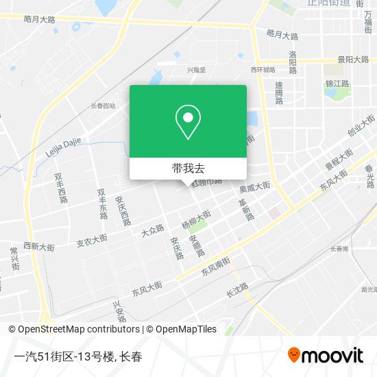 一汽51街区-13号楼地图