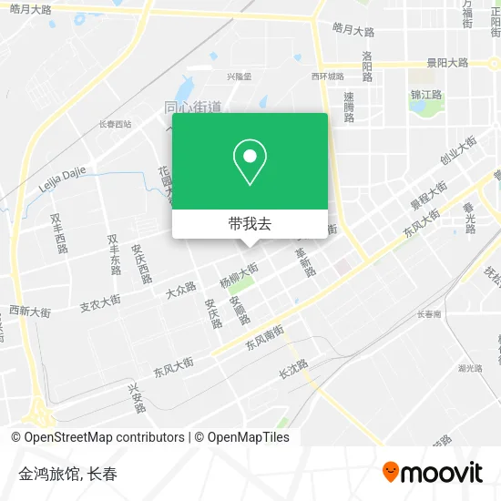 金鸿旅馆地图