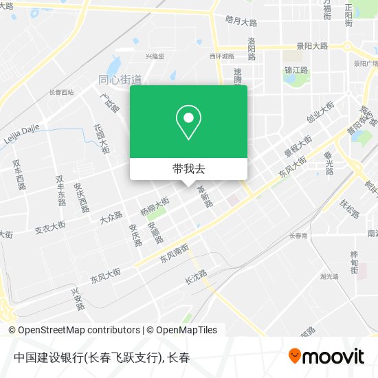 中国建设银行(长春飞跃支行)地图