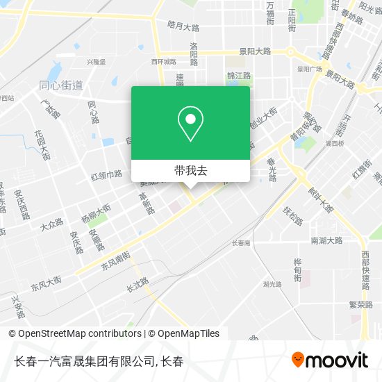 长春一汽富晟集团有限公司地图