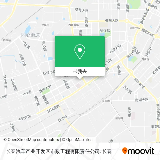 长春汽车产业开发区市政工程有限责任公司地图