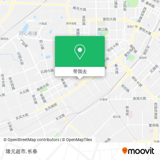 隆元超市地图
