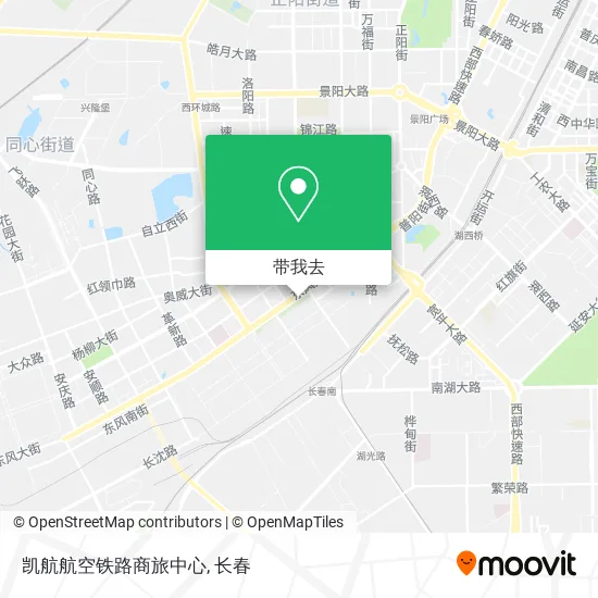 凯航航空铁路商旅中心地图