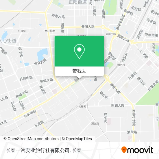 长春一汽实业旅行社有限公司地图