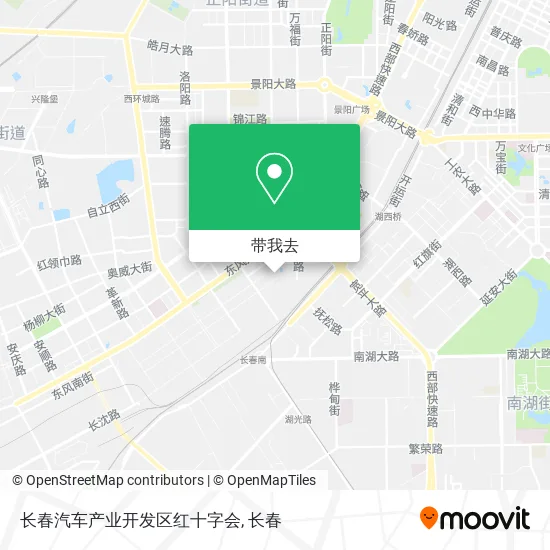 长春汽车产业开发区红十字会地图