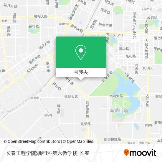 长春工程学院湖西区-第六教学楼地图