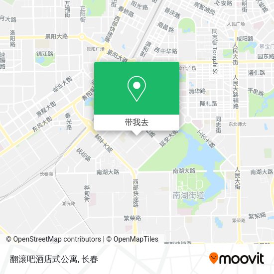 翻滚吧酒店式公寓地图