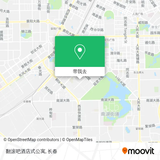 翻滚吧酒店式公寓地图